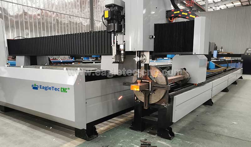 cnc table plasma cutting machine for plates and tubes