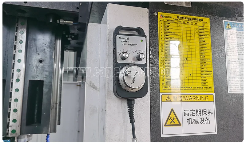 manual pulse generator sticked on the china gantry type machining center