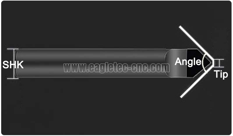 granite engraving tools dimension sketch