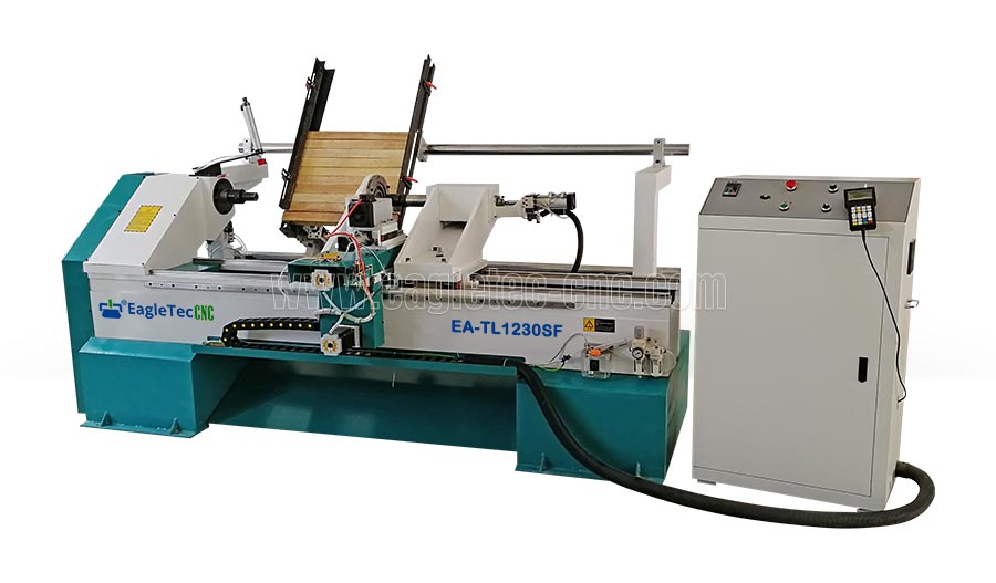 cnc automatic wood lathe machine EA-TL1230SF from EagleTec CNC