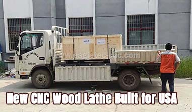 New CNC Wood Lathe Machine for USA Built by EagleTec CNC