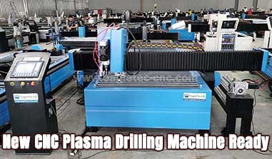 New CNC Plasma Cutting and Drilling Machine Built for Customer in USA